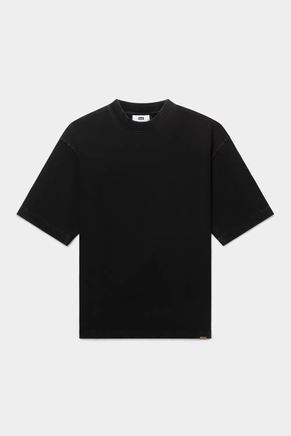 Discount Joey Box Washed Melted Brand T-Shirt Jet Black Heren T-Shirts