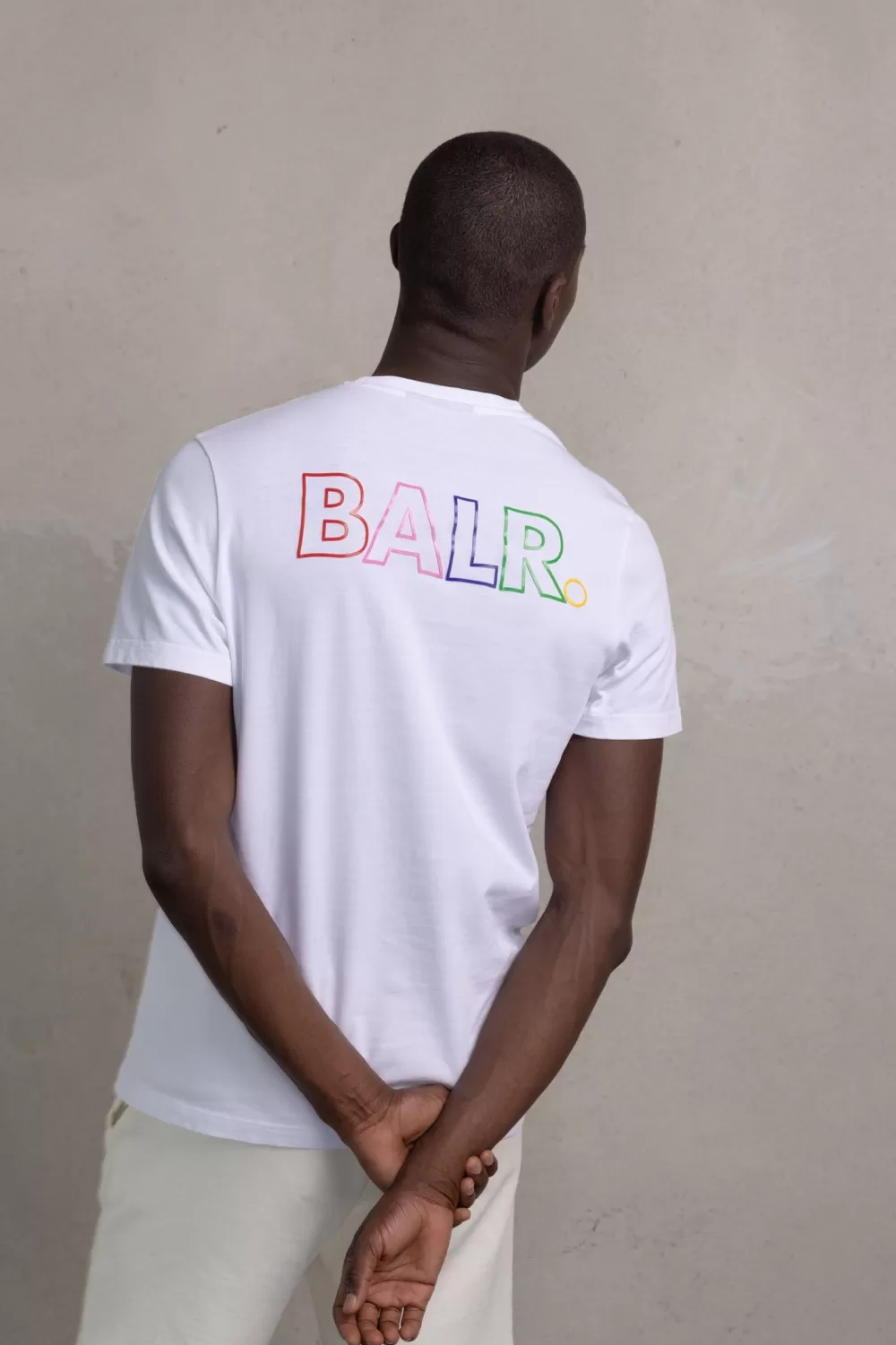 Flash Sale Olaf Straight Colored Letters T-Shirt Bright White Heren T-Shirts