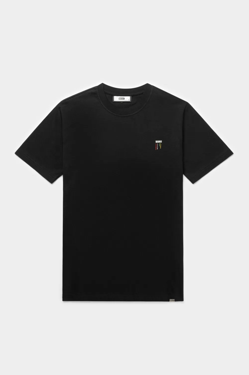 New Olaf Straight Colored Letters T-Shirt Jet Black Heren T-Shirts