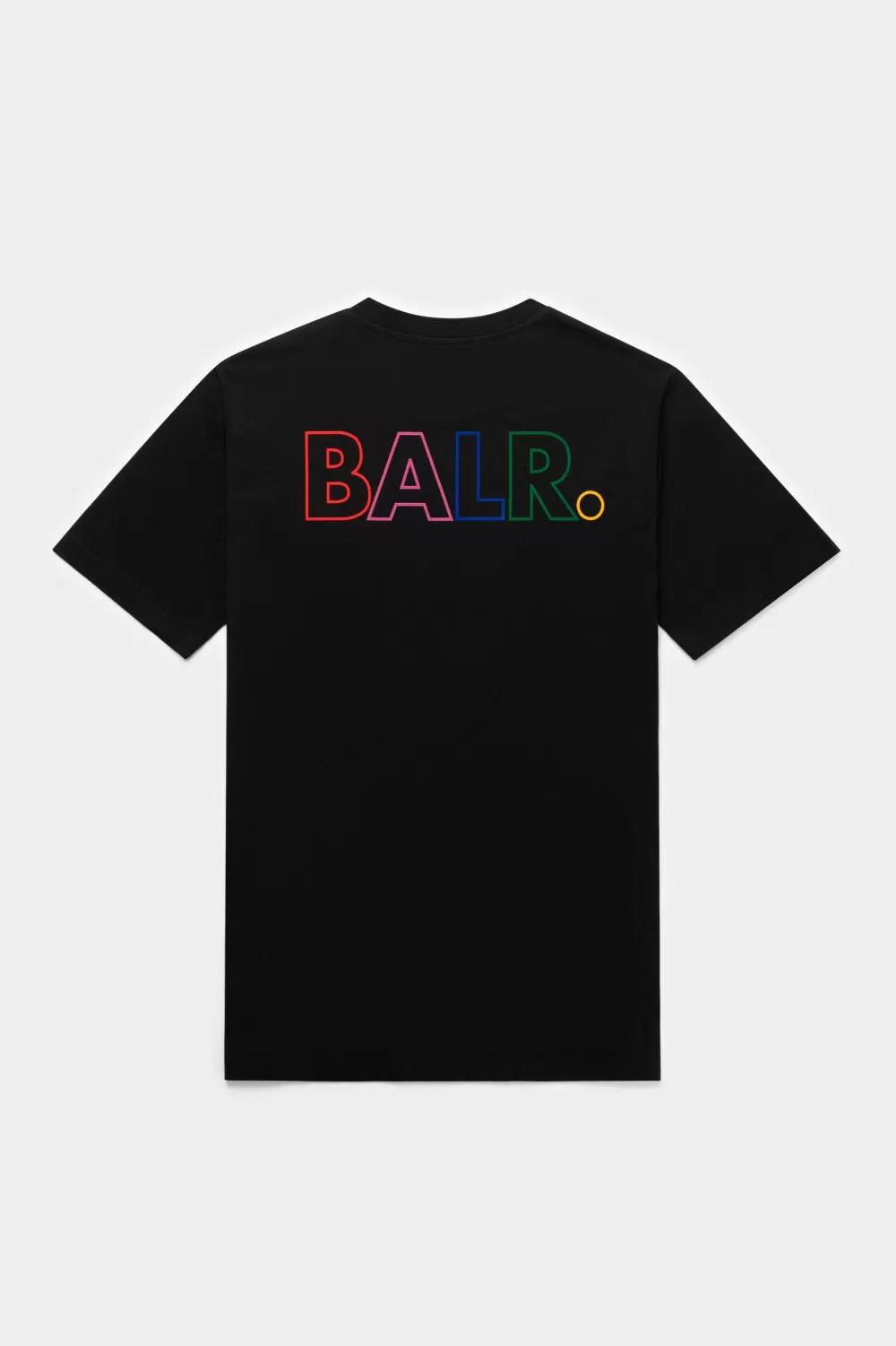 New Olaf Straight Colored Letters T-Shirt Jet Black Heren T-Shirts