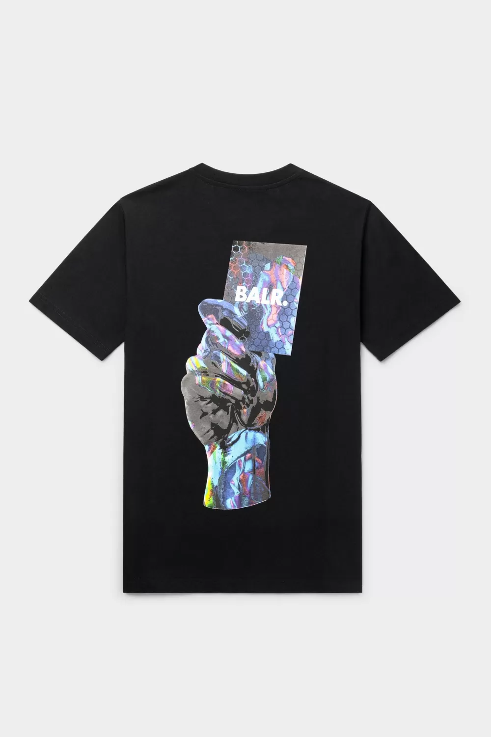 Shop Olaf Straight Multi Color Card T-Shirt Jet Black Heren T-Shirts